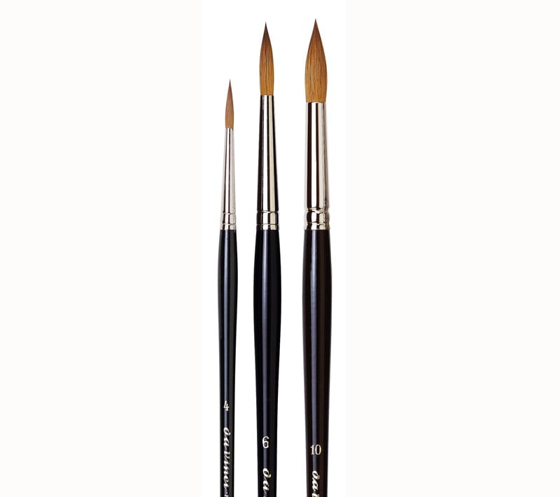 da Vinci MAESTRO Serie 10 Rond Aquarel Kolinsky Marterhaar Penseel 