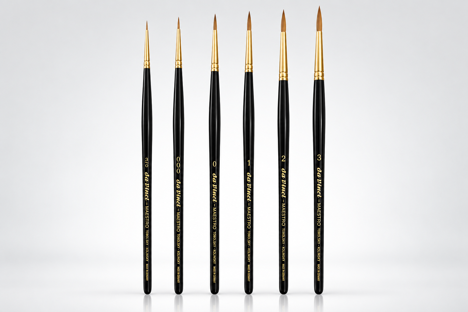 da Vinci Maestro Serie 11 Kolinsky Miniatuur Aquarel Penseel 
