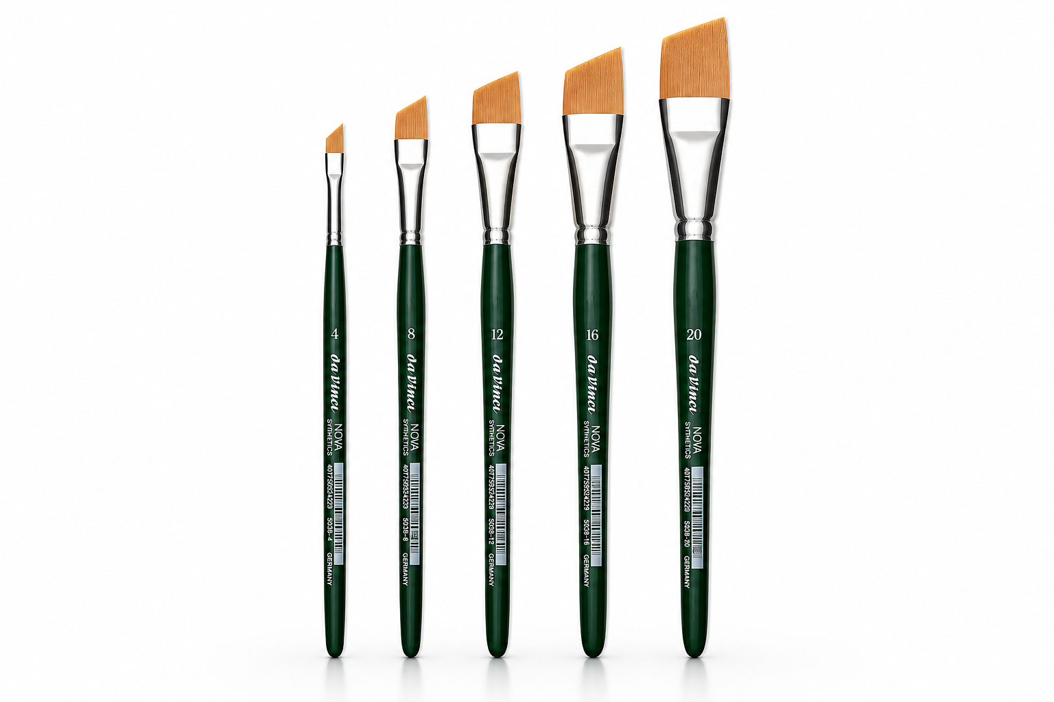 da Vinci NOVA Schuin Synthetisch Olieverf Acryl Penseel Serie 1373