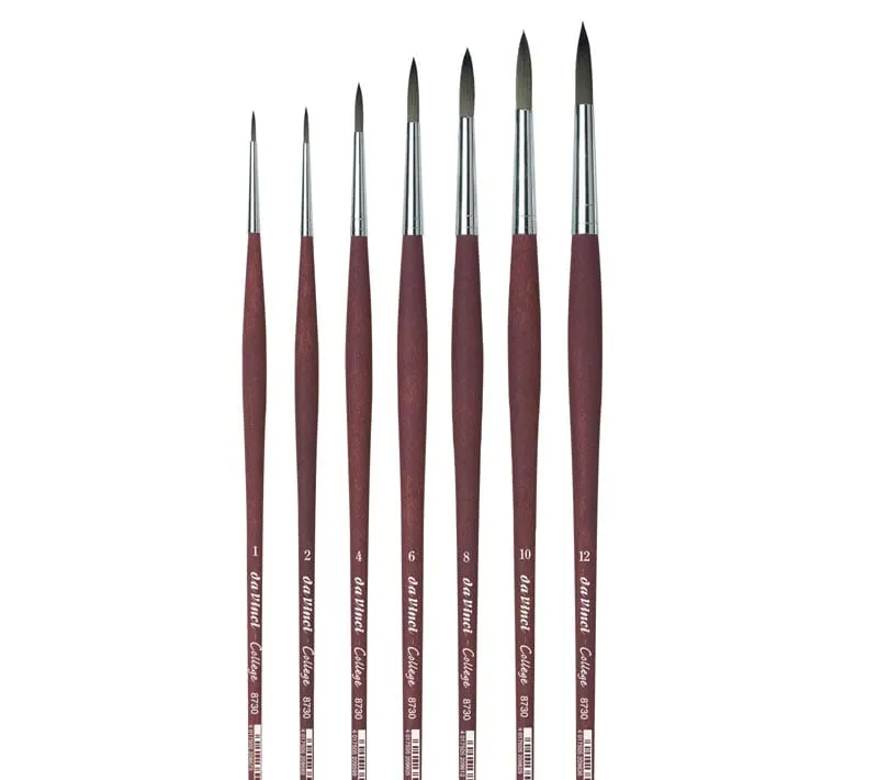 da Vinci COLLEGE Rond Synthetisch Penseel Serie 8730