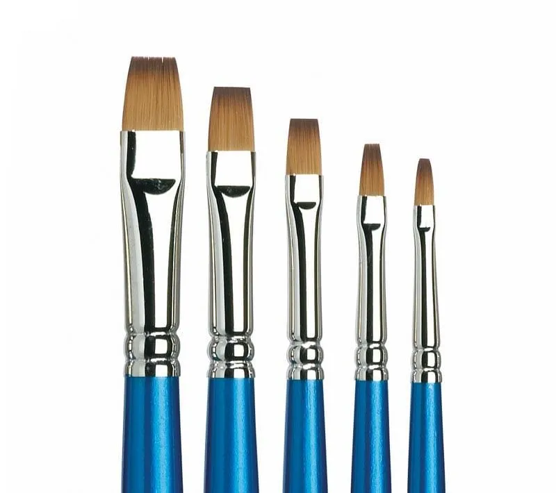  Winsor Newton Serie 555 Cotman Plat Lange Steel Penseel 