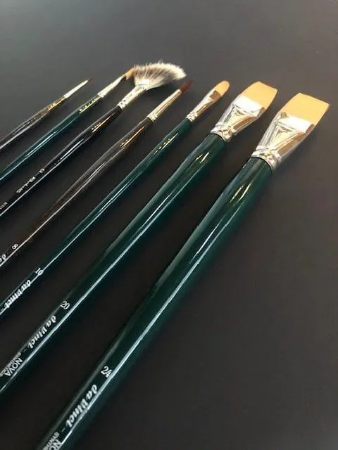 Paschamo Acrylic Brush Set Small works (Extended)