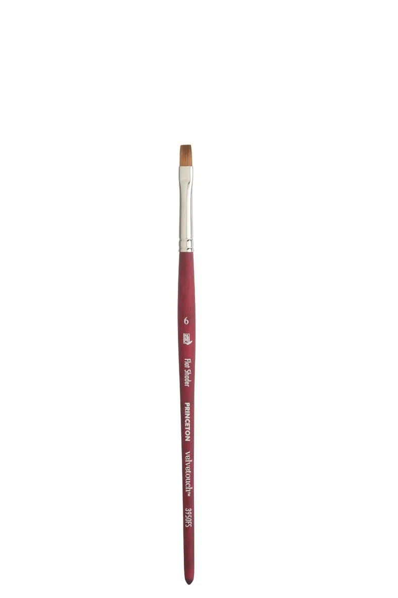 Princeton Velvetouch Flat Shader Synthetisch Plat Penseel Serie 3950FS