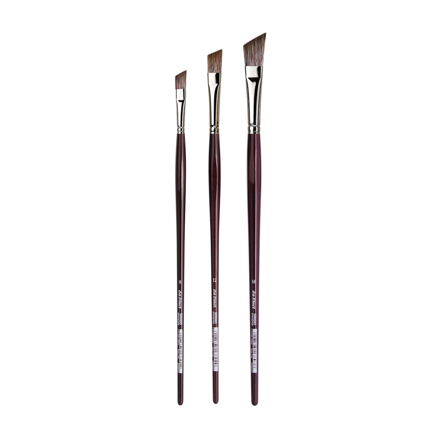 da Vinci GRIGIO Schuin Olieverf Acryl Penseel Serie 7197