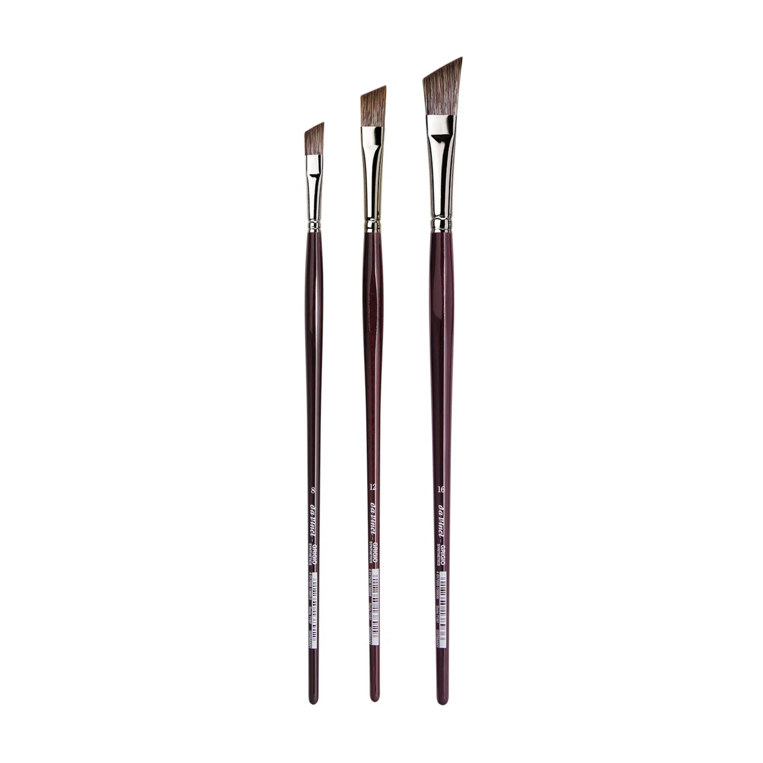 da Vinci GRIGIO Schuin Olieverf Acryl Penseel Serie 7197