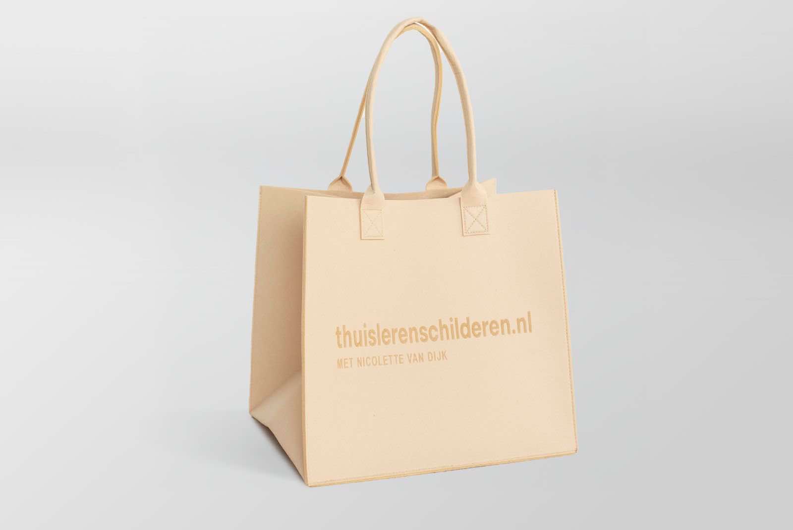 Premium Vilt Tas Cremewit Nicolette van Dijk
