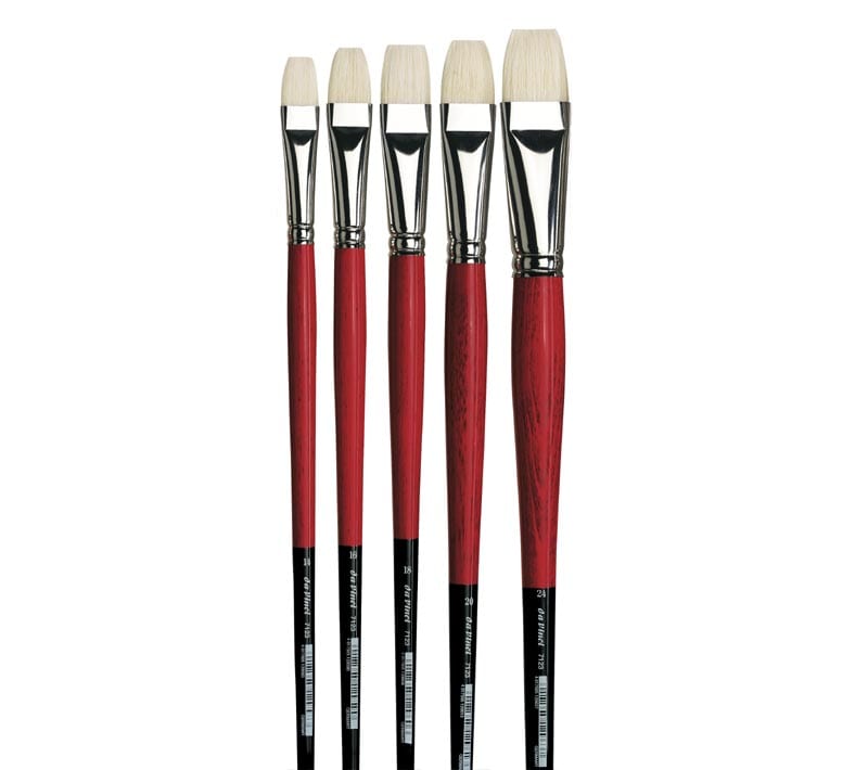 da Vinci MAESTRO Plat Varkenshaar Penseel Serie 7123