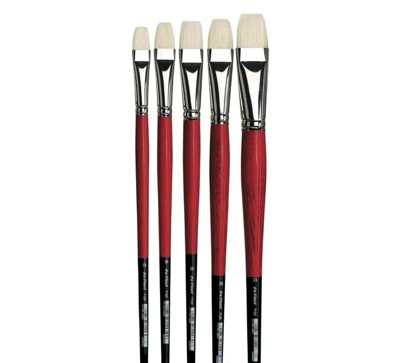 da Vinci MAESTRO Plat Varkenshaar Penseel Serie 7123