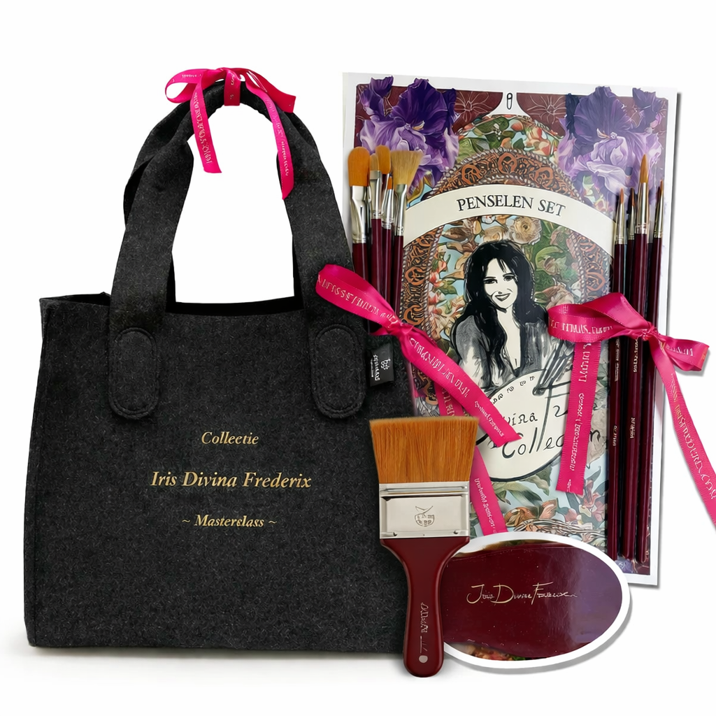 Iris Divina Frederix – Complete Penselen & Tas Combi Pakket
